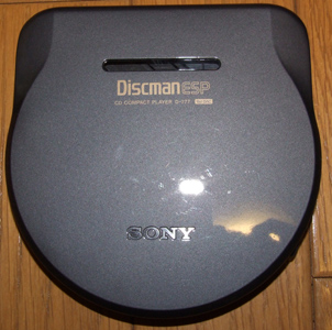 スタフ屋 ポータブルCDプレーヤー(SONY Discman ESP D-777)