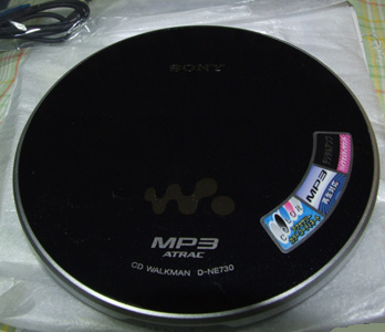 スタフ屋 ポータブルCDプレーヤー(SONY CD WALKMAN D-NE730)