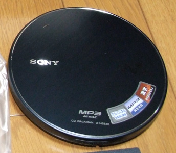 スタフ屋 ポータブルCDプレーヤー(SONY CD WALKMAN D-NE830)